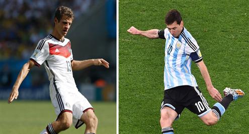 ميسي ومولر يتنافسان على لقب آخر في نهائي المونديال